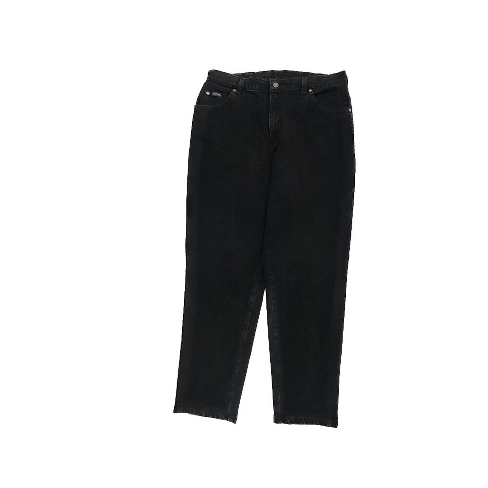 Riders Straight Women's size 14P Black Denim jeans
